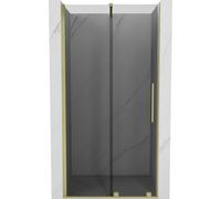 Mexen Velar porte de douche coulissante 100 cm, graphite, or brossé - 871-100-000-41-55 40039 5905315282347