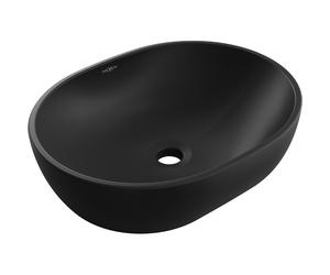 Mexen Viki lavabo sur plan 48 x 35 cm, noir mat - 21054885 21895 5907709156456