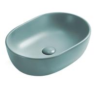 Mexen Viki vasque à poser 48 x 35 cm, vert clair mat - 21054848 21886 5907709156739