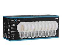 Mexen Vintis 10x Ampoule filament LED E27, G45, 4W, 55 lm, orange - L156-E27-04XX-48x10 97655 5907931024417