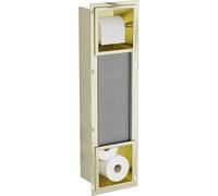 Mexen X-Wall-BP support de papier toilette avec chargeur, or brossé - 1954 14945 5907709146853