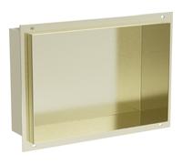 Mexen X-Wall-NR étagère à niche sans rebord 30 x 20 cm, or brossé - 1951302010 14896 5907709146730