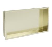 Mexen X-Wall-R étagère encastrée avec collier 60 x 30 cm, or brossé - 1950603010 14871 5907709146686