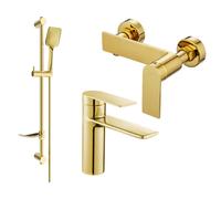 Ensemble de douche Mexen Zero DF62, Gold - 71104DF62-50