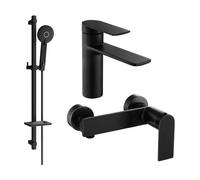 Mexen Zero DQ40 ensemble de douche, noir - 71104DQ40-70 5808 5907709199286