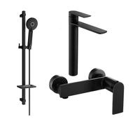 Mexen Zero DQ40 ensemble de douche, noir - 71114DQ40-70 5840 5907709199729