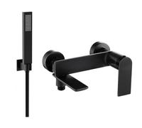 Mexen Zero R02 mitigeur de baignoire avec ensemble de douche, noir - 7113R02-70 5854 5907709199910