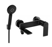 Mexen Zero R40 batterie de baignoire avec ensemble de douche, noir - 7113R40-70 5856 5907709199941