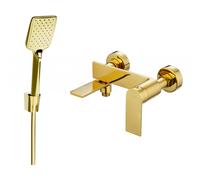Mexen Zero R62 robinet de baignoire avec ensemble de douche, doré - 7113R62-50 5887 5907709199965