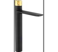 Mexen Zero+ robinet de lavabo haut, noir/doré - 71610-75 1923 5907709192539