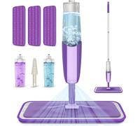 MEXERRIS Balais Serpillère Vaporisateur, Balai Lave Sol avec Reservoir Spray Mop Professionnel Microfibre Mop Pulvérisateur pour la Maison, la Cuisine, Le Bois Dur, Le Stratifié, Le Bois