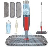 MEXERRIS Balais Serpillère Vaporisateur, Balai Lave Sol avec Vaporise Spray Mop Microfibre Mop Pulvérisateur pour Maison, Cuisine, Bois Dur, Stratifié, Bois, Céramique