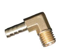 MEXEWORD 1 raccord de Tuyau coudé 6 mm 8 mm 10 mm 12 mm for Tuyau cannelé X M8 M10 M12 M14 M16 Filetage mâle métrique en Laiton raccord de Tuyau coudé Adaptateur coupleur connecteur(8-M8x1.25)