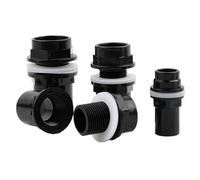MEXEWORD 1PC 20/25/32/40/50mm Connecteurs de tuyaux en PVC de Haute qualité Épaissir Les Joints de Sortie d'entrée d'aquarium de Drain d'aquarium d'irrigation de Jardin(Inner Dia 50mm)