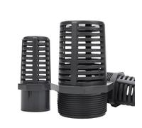 MEXEWORD 1Pcs UPVC Aquarium Pompe À Eau Filtre Joint Réservoir De Poissons Crépine D'entrée d'eau Tuyau en PVC Capuchon Perméable Panier De Fleurs Crépine Écran(OD 32mm)