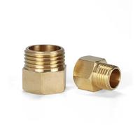 MEXEWORD Adaptateur de coupleur fileté mâle/Femelle en Laiton, 1/4", 1/2" M14*1,5, M20*1,5, raccord de Tuyau en Laiton(Female M14x1.5 1/2")