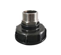 MEXEWORD Adaptateur de Remplacement for réservoir d'eau IBC, Filetage Grossier S60x6 G1'' 1/2" 3/4" mâle Femelle, raccords de vidange en Acier Inoxydable(DN25 32mm G1)