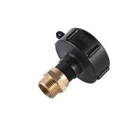 MEXEWORD Adaptateur de réservoir IBC 2" NPS 60 mm Filetage Fin vers connecteur de Filetage de Jardin 3/4" for réservoir d'eau d'irrigation de Jardin