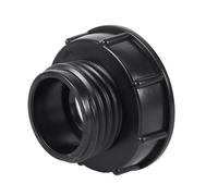 MEXEWORD Adaptateur IBC Arrivée S80x3*S60X6 Adaptateur de connecteur de réservoir IBC Connecteurs d'eau de Jardin de Remplacement Couplage Noir