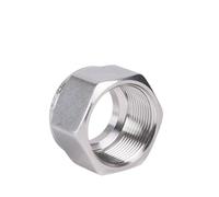 MEXEWORD Écrou-raccord à Compression for Tube de 2, 3, 4, 6 à 25 mm, 1/16, 3/16, 1/8, 1/4, 3/8, 1/2, 3/4, 1 Pouce, Filetage métrique UNF, Acier Inoxydable 316, Non plaqué(25 mm - UNF15l16-20)