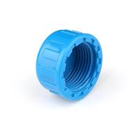 MEXEWORD Lot de 2 Embouts filetés Femelles en PVC de 20 à 50 mm, connecteurs d'irrigation for Aquarium(Bleu,1l2 inch)