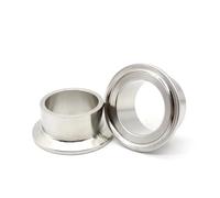 MEXEWORD Raccord à Virole soudé en Acier Inoxydable SUS 316, diamètre extérieur 22, 25, 32, 38, 45, 51, 57-108 mm, OD 1,5", 2"-4", Triple Pince, paroi 3 mm(45mm Pipe OD K64mm)