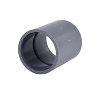 MEXEWORD Raccord coudé en T Droit en PVC Gris de 20 à 63 mm for Tube d'eau d'aquarium, Adaptateur d'irrigation de Jardin(Straight Inner Dia 40mm)