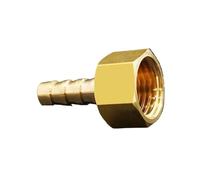 MEXEWORD Raccord de Tuyau 6 mm 8 mm 10 mm 12 mm 14 mm cannelé X M12 M14 M16 M18 M20 M22 Filetage Femelle métrique raccord de Tuyau en Laiton Adaptateur coupleur connecteur 1 pièces(10-M22x1.5)