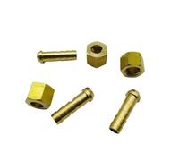 MEXEWORD Raccord de Tuyau cannelé en Laiton, Femelle 1/4" 3/8" BSP, 4, 5, 6, 7, 8, 10 mm, droitier et gaucher(1l4 BSP - 8mm Left Hand)