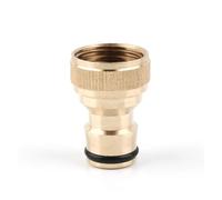 MEXEWORD Raccord de Tuyau d'arrosage en Laiton avec Filetage 1/2", Adaptateur Rapide for Tuyau d'arrosage, Accessoires de Jardin, buse d'arrosage(Female1/2'')