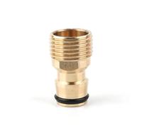 MEXEWORD Raccord de Tuyau d'arrosage en Laiton avec Filetage 1/2", Adaptateur Rapide for Tuyau d'arrosage, Accessoires de Jardin, buse d'arrosage(Male1/2'')