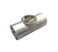 MEXEWORD Raccord en T Plat à 3 Voies for Tuyau de 19 à 108 mm de diamètre extérieur, soudé Bout à Bout, en Acier Inoxydable SUS 304, épaisseur 2 mm(OD 34mm Wall 1.5mm)