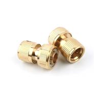 MEXEWORD Raccord Rapide de Jardin en Laiton 5/8" for Tuyau de 16 mm, connecteur d'irrigation de Jardin, Adaptateur de Robinet d'eau, raccords de Tuyau de Pistolet à Eau