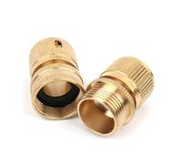 MEXEWORD Raccord Rapide en Laiton fileté 3/4" for Pistolet à Eau de Jardin, Adaptateur mâle/Femelle for Tuyau 3/4" 16 mm for Machine à Laver de Voiture(Male)