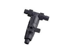MEXEWORD Raccord Rapide for Tuyau pagode 12/16 mm, 1 pièce, Valve en T for Aquarium, Tuyau d'eau, raccord à dégagement Rapide, raccords d'irrigation de Jardin(O.D 12-12mm)