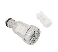 MEXEWORD Raccord Rapide Transparent à Filetage Femelle 3/4" avec Filtre for Machine à Laver, Robinet, Irrigation de Jardin, 1 pièce