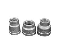 MEXEWORD Raccord réducteur concentrique à Filetage Femelle NPT 1/8", 1/4", 3/8", 1/2", 3/4", 1" -2", en Acier Inoxydable 304, raccord de Tuyau for Eau, air, Huile(2InchTo1-1l2)