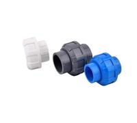 MEXEWORD Raccord Union for Tuyau d'arrosage en PVC (20/25/32/40/50 mm) for Aquarium, Blanc/Gris/Bleu(Bleu,I.D 40mm)
