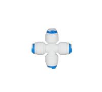 MEXEWORD Raccords Rapides for tuyaux en Plastique de 1/4" et 3/8" de diamètre extérieur, raccords for connecteurs d'eau RO, système d'osmose Inverse(1/4")