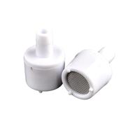 MEXEWORD Tête de Filtre for Tuyau d'arrivée d'eau de Jardin, Joint de purificateur d'eau avec Filtre à Tamis, Filtre d'irrigation, Tube d'eau, Bouchon intérieur, Filtre Transparent/Blanc(White)