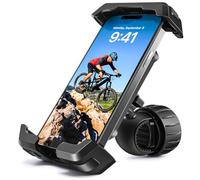 Mexgcom Support TéLéPhone VéLo, Support TéLéPhone Moto, Portable Click Lock, Un Support Rotatif à 360 ° pour L'Iphone 16 15 14 par Max Plus et Tous 4,7 "-6,9" Smartphones