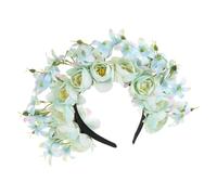 Mexica Couronne de roses pour cheveux Couronne de cheveux pour fête de mariage Accessoire photo pour femme