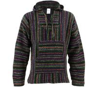 Mexicain Baja à Capuche Jerga Tapis Pull Siesta Surf Hippie Baha Pull