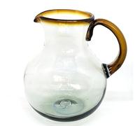mexicain en verre soufflé Pichet Ambre Jante