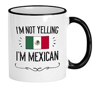 Mexicain. Je Ne Crie Pas « Je Suis Mexicain ». Tasse À Café Impression Tasses Porcelaine Tasse Pour Ami Eau Petit Déjeuner 330Ml