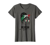 Mexicaine Girl Drapeau Mexique Femme T-Shirt