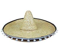 Mexicainer Sombrero Troddelles - 60 cm de diamètre - Superbe chapeau Mexique pour adulte