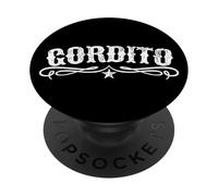 Mexican Boy Gordito Funny Latino Slang Words Spanish Chicano PopSockets PopGrip Adhésif