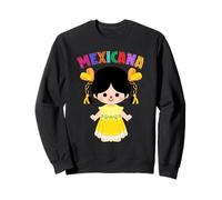 Mexican Doll, Doll maría, mazahua, lele -Maria - Mexico Sweatshirt