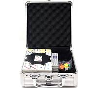 Mexican dominoes Double 12s in aluminium case.